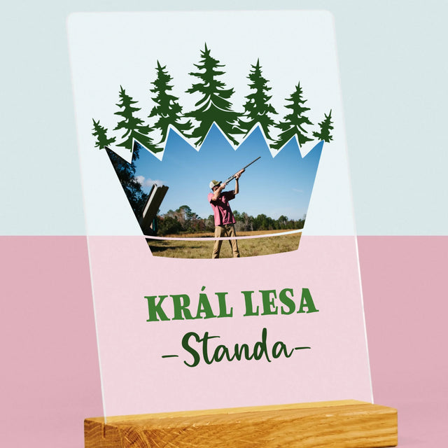 Tvar Z Fotek: Král Lesa - Tisk Na Akrylovém Skle