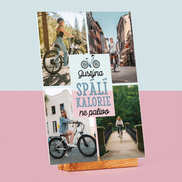 Fotokoláž: Spálí Kalorie, Ne Palivo - Tisk Na Akrylovém Skle