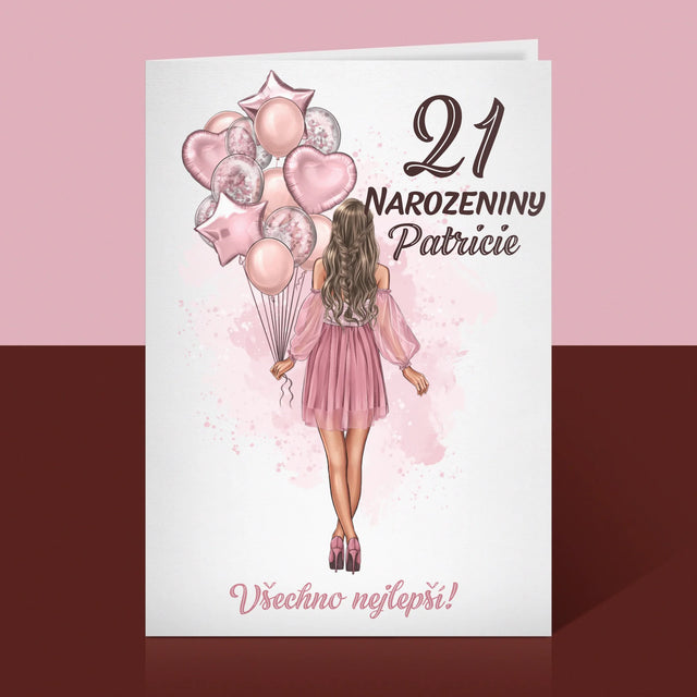 Designér Postav: Narozeniny Balóny - Přání