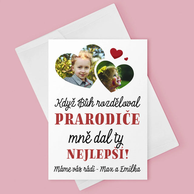 Fotokoláž: Když Bůh Rozděloval Prarodiče - Přání