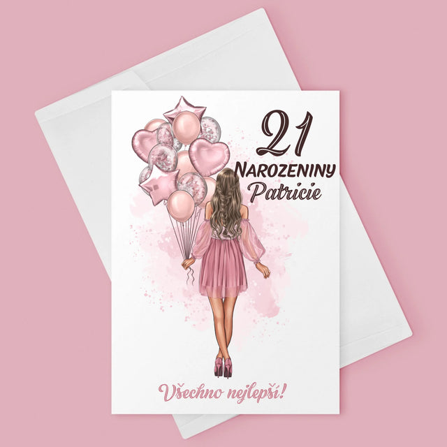 Designér Postav: Narozeniny Balóny - Přání