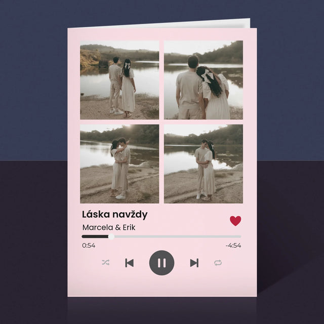 Fotokoláž: Spotify 4 Fotky - Přání