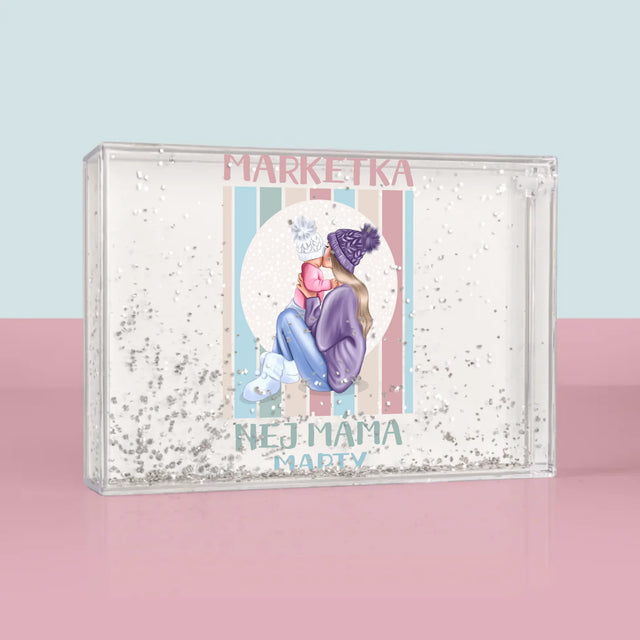Designér Postav: Nej Máma - Sněžící Fotorámeček