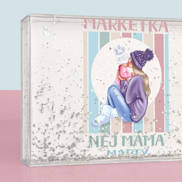 Designér Postav: Nej Máma - Sněžící Fotorámeček