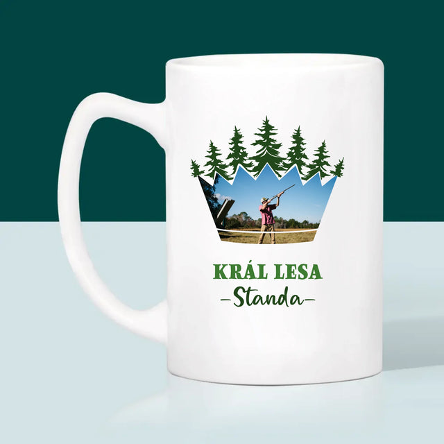Tvar z obrázků: Král lesa - hrnek s potiskem | CZ