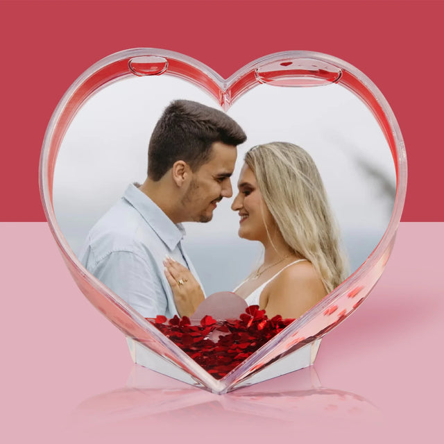 Fotka: Tvoje Fotka - Sněhová Koule - Srdce