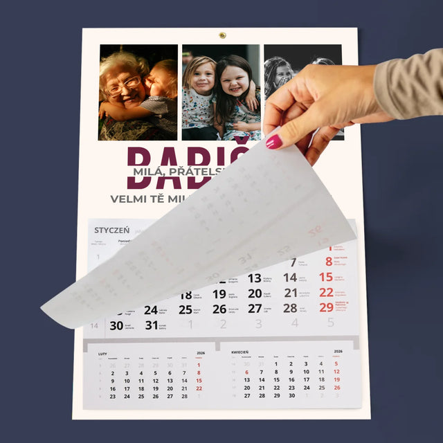 Fotokoláž: Babička - Fotokalendář