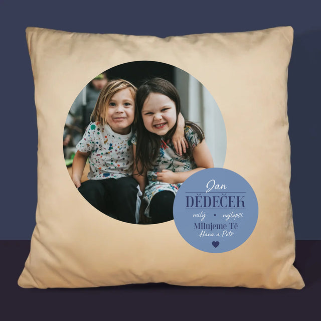 Fotokoláž: Milý Dědečku - Polštář
