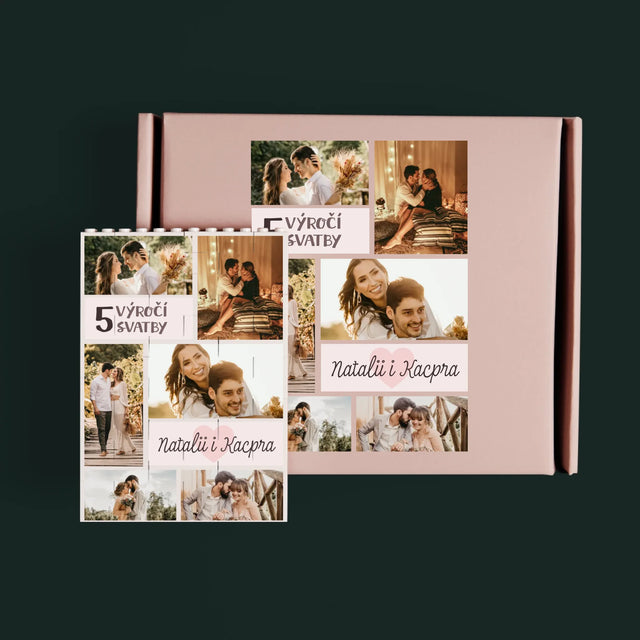 Fotokoláž: 5. Výročí - Kostky Lego 