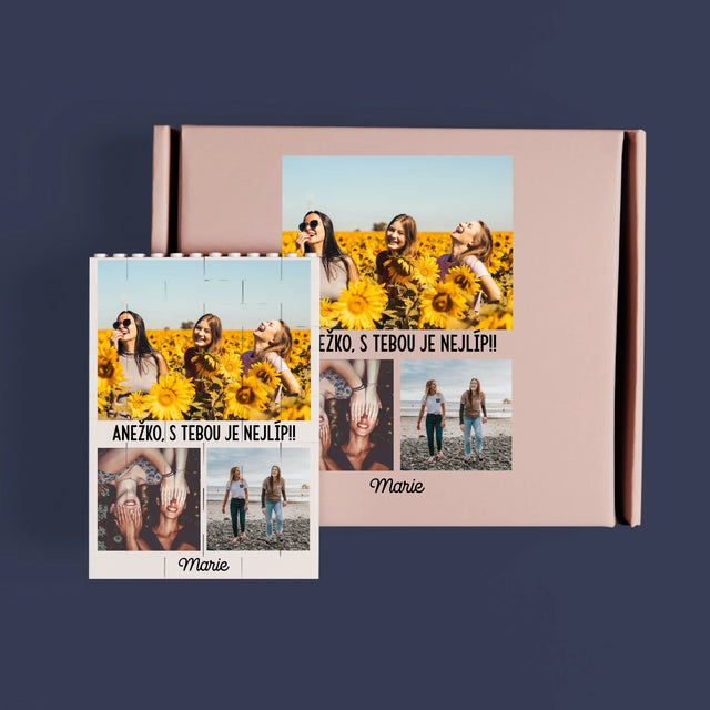 Fotokoláž: Nejlepší Kamarádky - Kostky Lego 