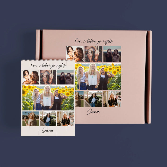 Fotokoláž: Nejlepší Kamarádka - Kostky Lego 