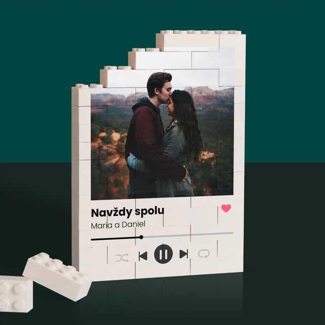Fotka S Textem: Spotify S Vlastní Fotkou - Kostky Lego 
