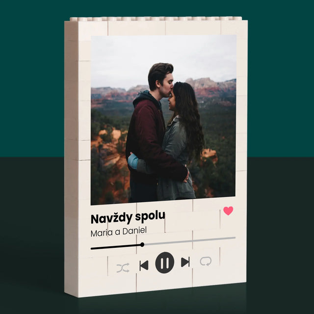 Fotka S Textem: Spotify S Vlastní Fotkou - Kostky Lego 