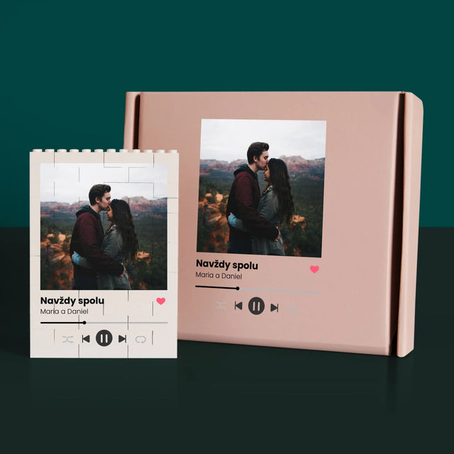 Fotka S Textem: Spotify S Vlastní Fotkou - Kostky Lego 