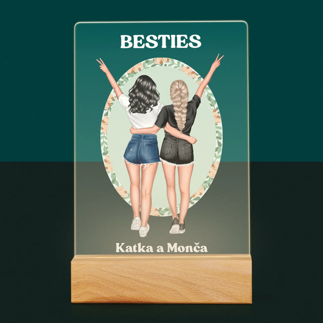 Designér Postav: Best Friends - Tisk Na Akrylovém Skle