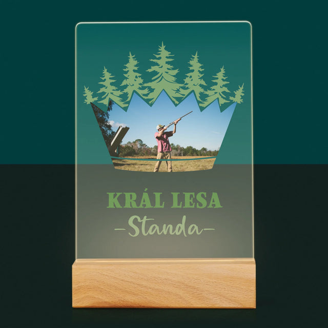 Tvar Z Fotek: Král Lesa - Tisk Na Akrylovém Skle