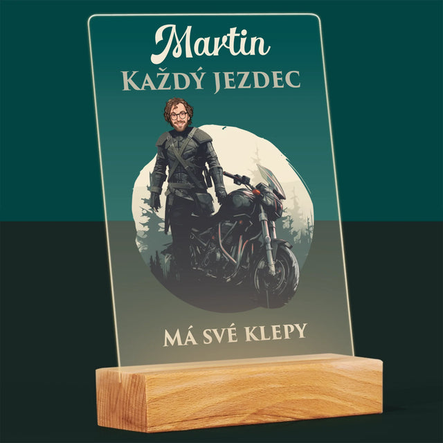 Tvoje Postava: Každý Jezdec - Tisk Na Akrylovém Skle