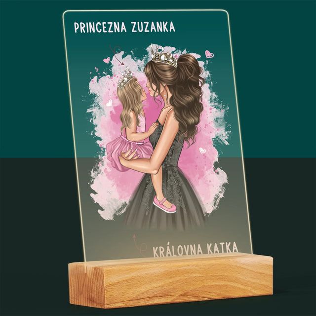Designér Postav: Maminčina Princezna - Tisk Na Akrylovém Skle