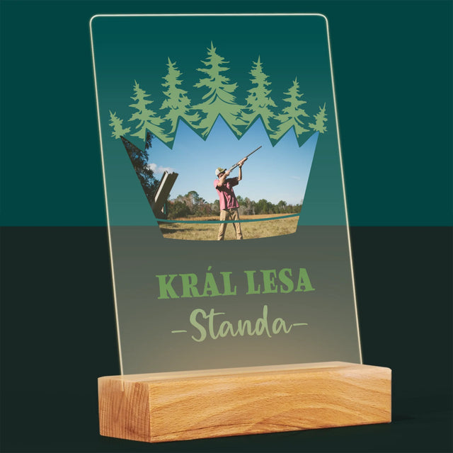 Tvar Z Fotek: Král Lesa - Tisk Na Akrylovém Skle