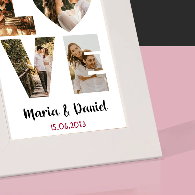 Slovo Z Fotek: Love - Fotorámeček