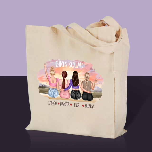Designér Postav: Girls Squad - Plátěná Taška