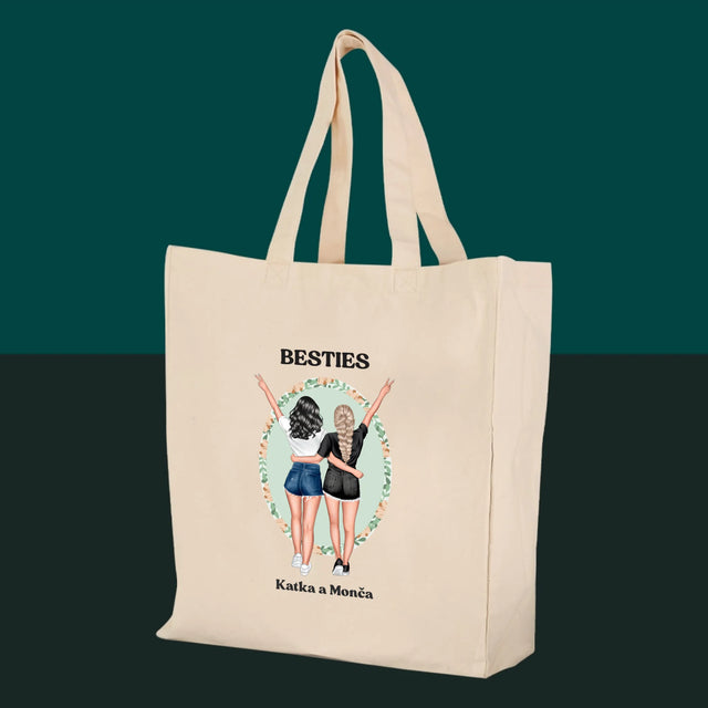 Designér Postav: Best Friends - Plátěná Taška