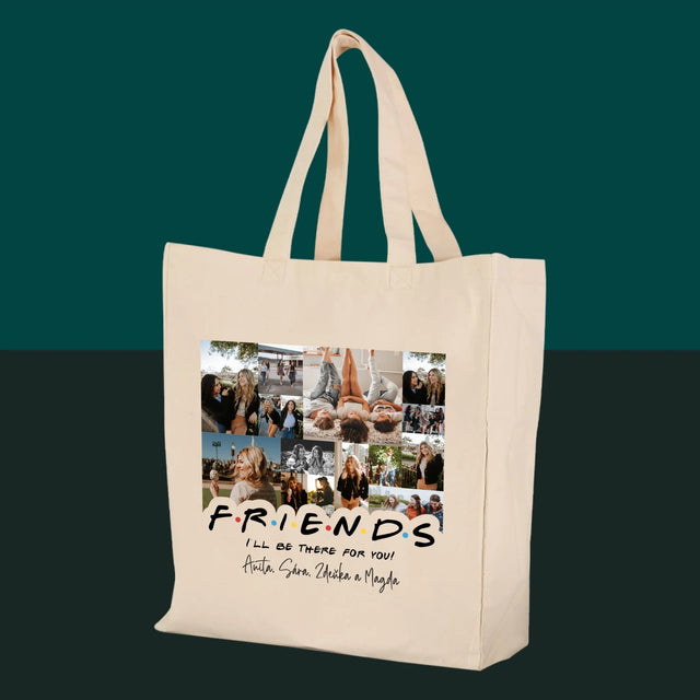Fotokoláž: Friends - Plátěná Taška