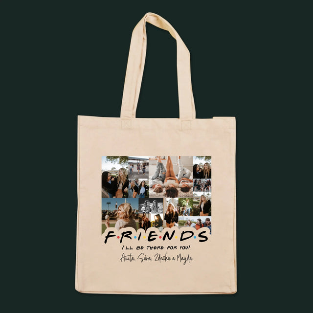 Fotokoláž: Friends - Plátěná Taška
