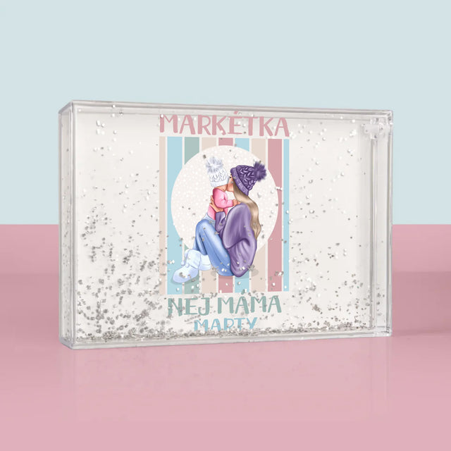 Designér Postav: Nej Máma - Sněžící Fotorámeček