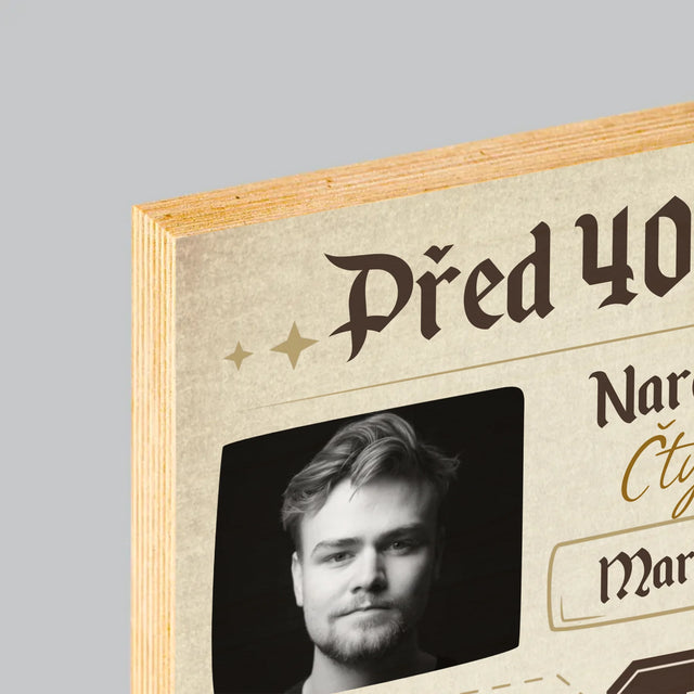 Obálka Časopisu: Před 40 Lety - Tisk Na Dřevo