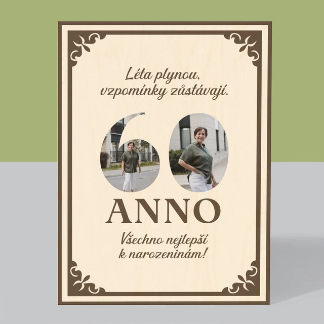 Slovo Z Fotek: Léta Plynou - Tisk Na Dřevo