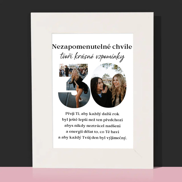 Slovo Z Fotek: 30. Narozeniny - Fotorámeček
