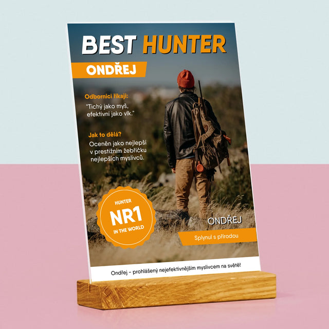 Obálka Časopisu: Best Hunter - Tisk Na Akrylovém Skle
