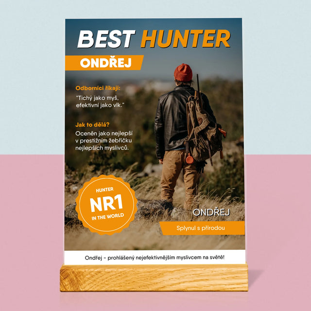 Obálka Časopisu: Best Hunter - Tisk Na Akrylovém Skle