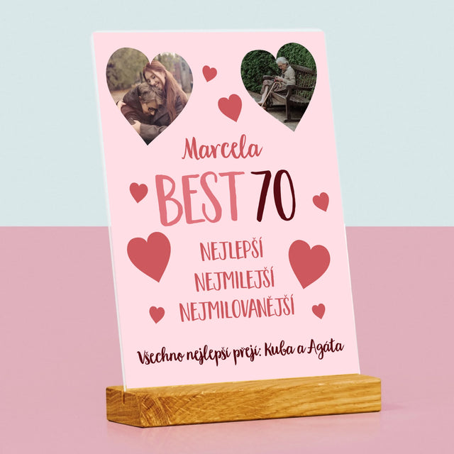 Fotokoláž: Best 70 - Tisk Na Akrylovém Skle