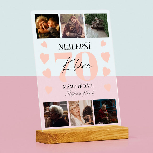 Fotokoláž: Nejlepší 70 - Tisk Na Akrylovém Skle