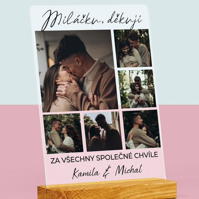 Fotokoláž: Výroční - Tisk Na Akrylovém Skle