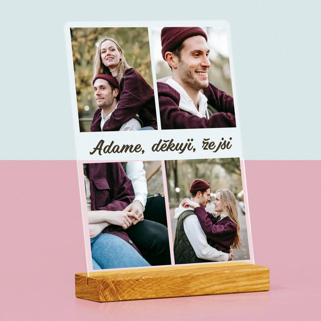 Fotokoláž: Fotky Pro Přítele - Tisk Na Akrylovém Skle