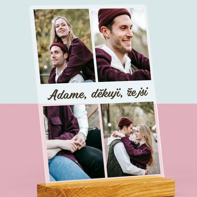 Fotokoláž: Fotky Pro Přítele - Tisk Na Akrylovém Skle