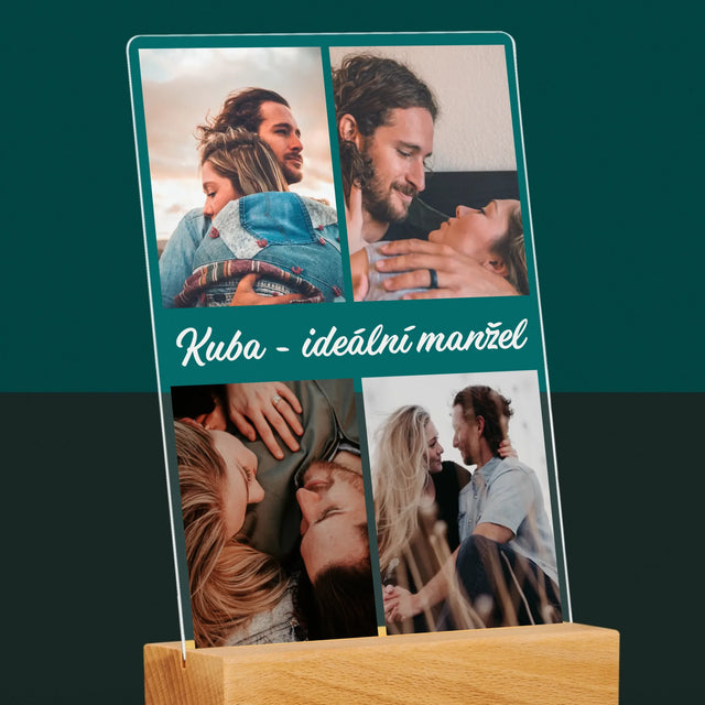 Fotokoláž: Fotky Pro Manžela - Tisk Na Akrylovém Skle