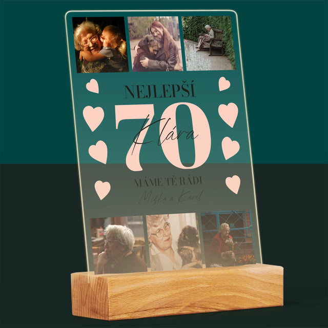 Fotokoláž: Nejlepší 70 - Tisk Na Akrylovém Skle
