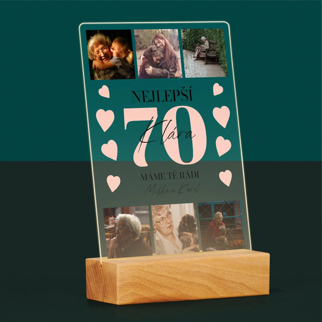 Fotokoláž: Nejlepší 70 - Tisk Na Akrylovém Skle