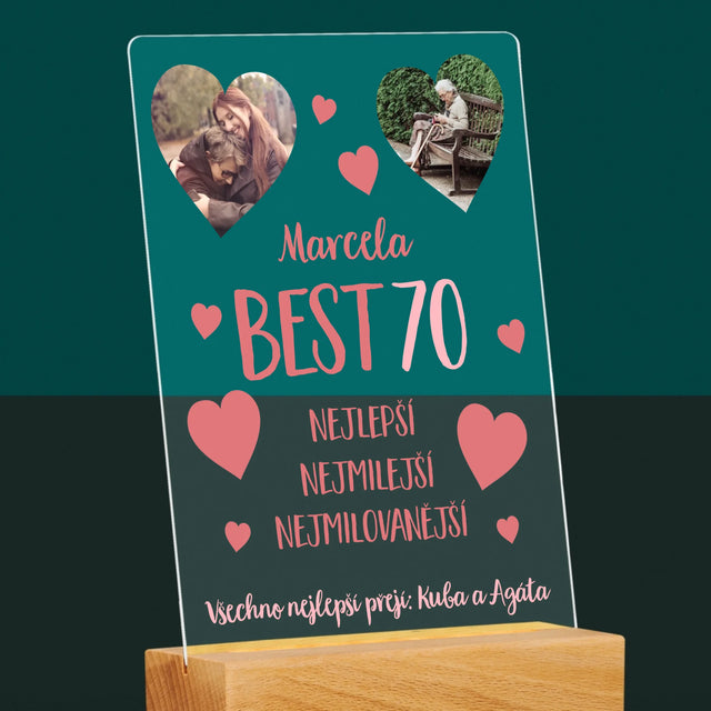 Fotokoláž: Best 70 - Tisk Na Akrylovém Skle