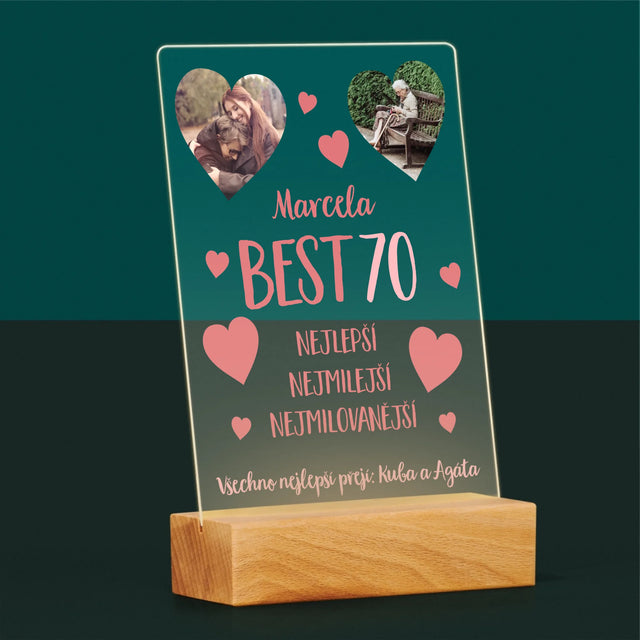 Fotokoláž: Best 70 - Tisk Na Akrylovém Skle