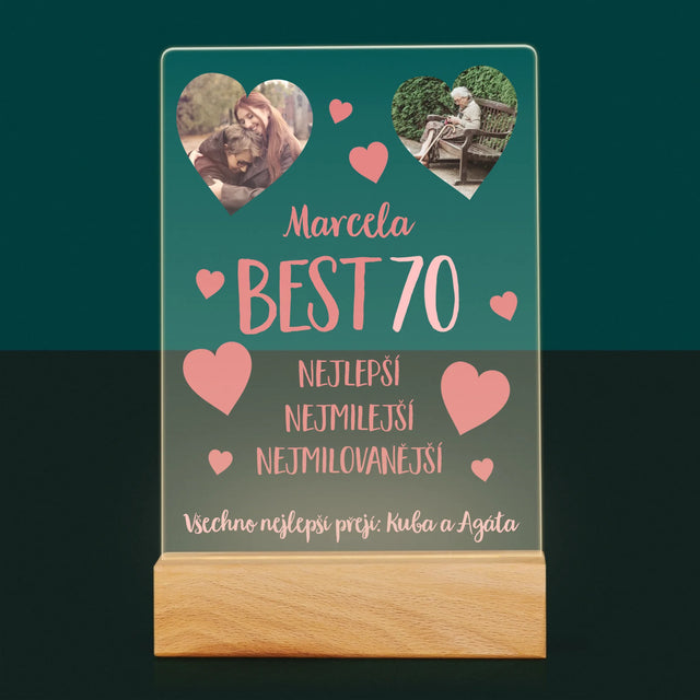 Fotokoláž: Best 70 - Tisk Na Akrylovém Skle