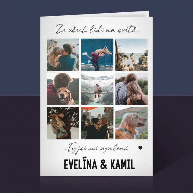 Fotokoláž: Ze Všech Lidí Na Světě… - Přání