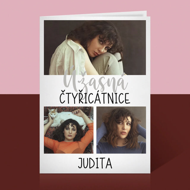 Fotokoláž: Úžasná Čtyřicátnice - Přání