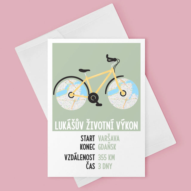 Mapa Města: Cyklistický Rekord - Přání