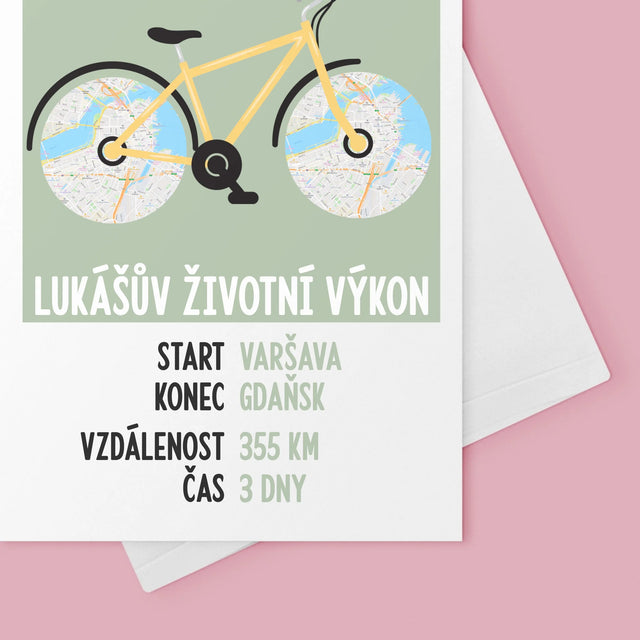 Mapa Města: Cyklistický Rekord - Přání
