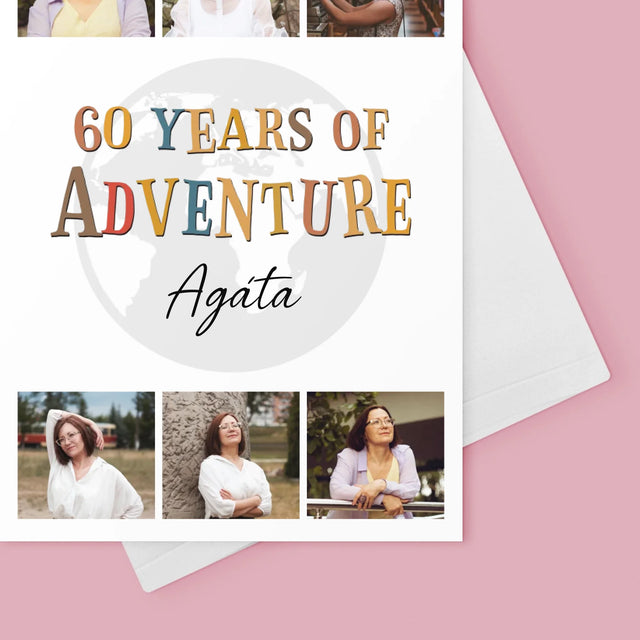 Fotokoláž: 60 Years Of Adventure - Přání